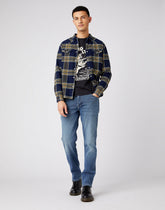 MĘSKIE SPODNIE JEANSOWE WRANGLER TEXAS COVER BLUE W121N8286 112141135